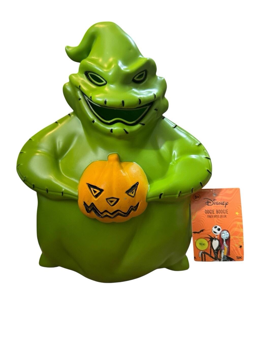 14” Nightmare Before Christmas Oogie Boogie Fiber Optic Halloween Blow mold